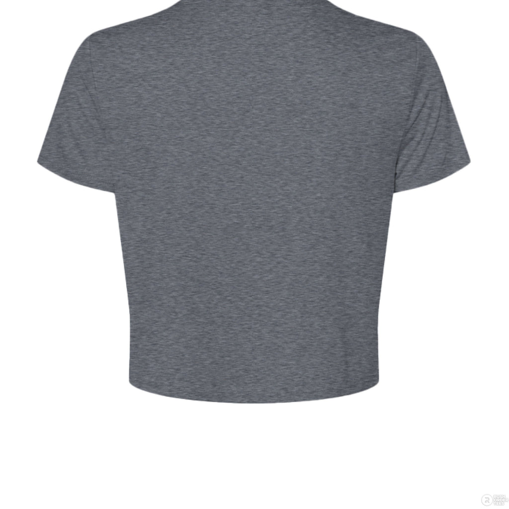 Customizable: Green Coquette Bow Flowy Cropped T-Shirt