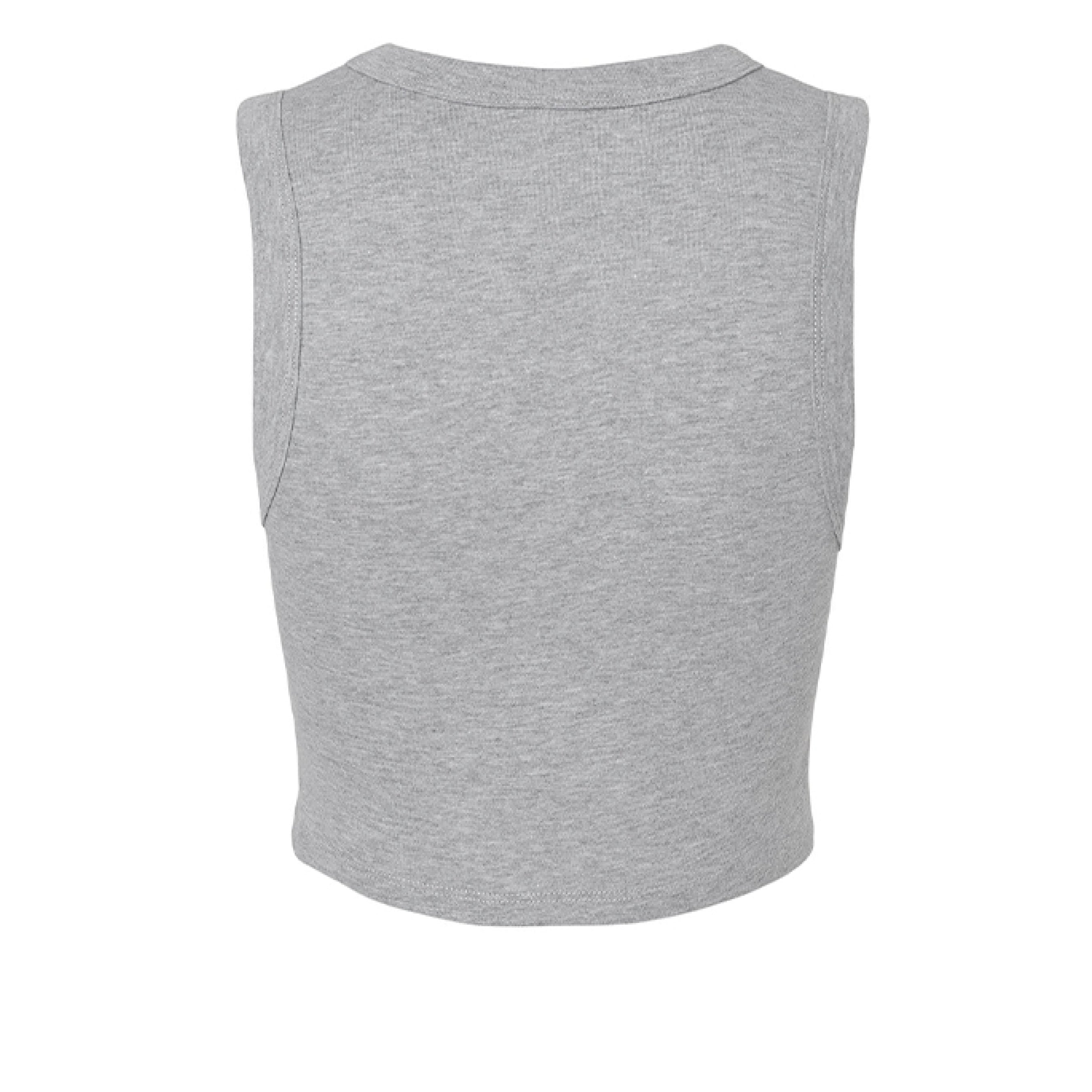 Customizable Cutie Bear Cropped Tank (customizable with Mascot, Logo, or Any Image)