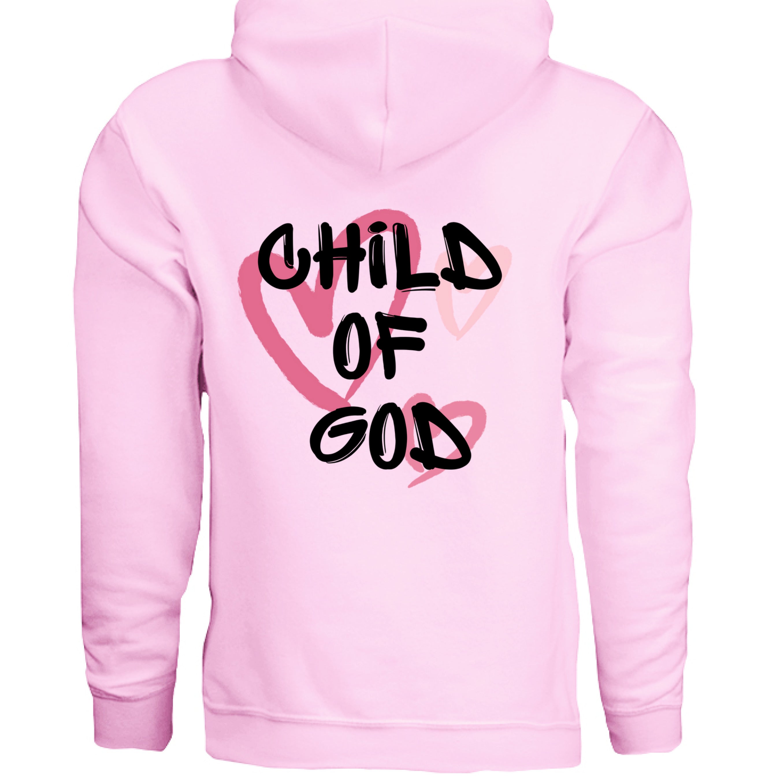 Child of God Pink Hearts Hoodie