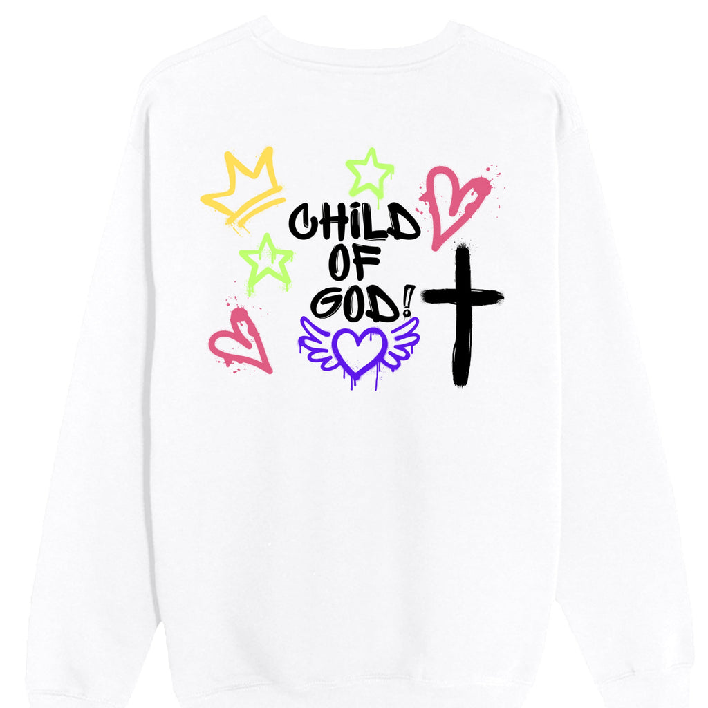 Child of God in Premium Crewneck Sweatshirt