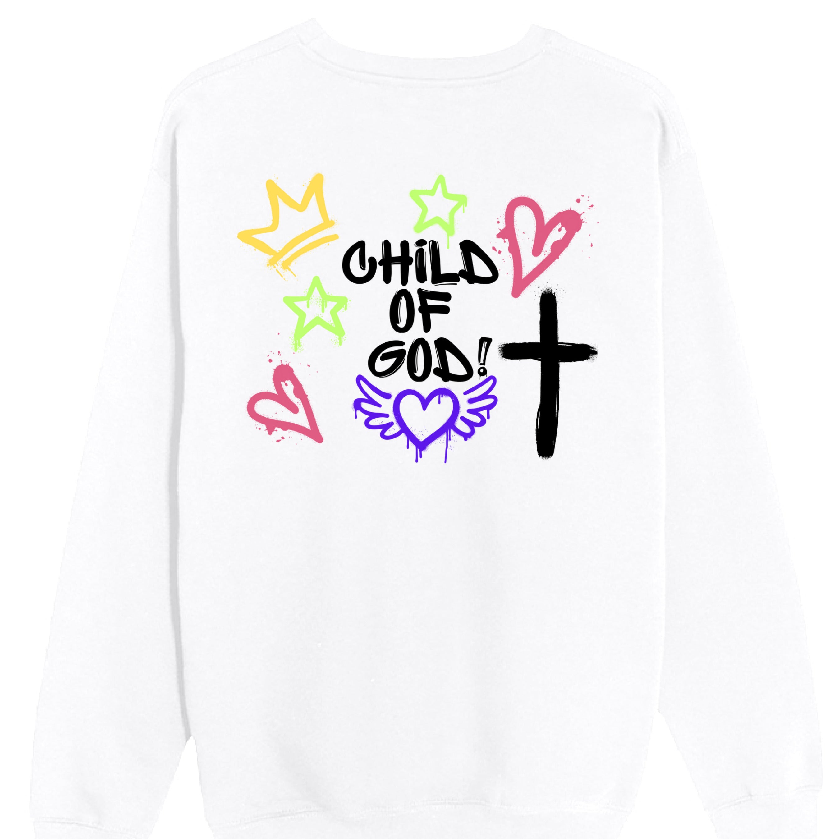 Child of God in Premium Crewneck Sweatshirt