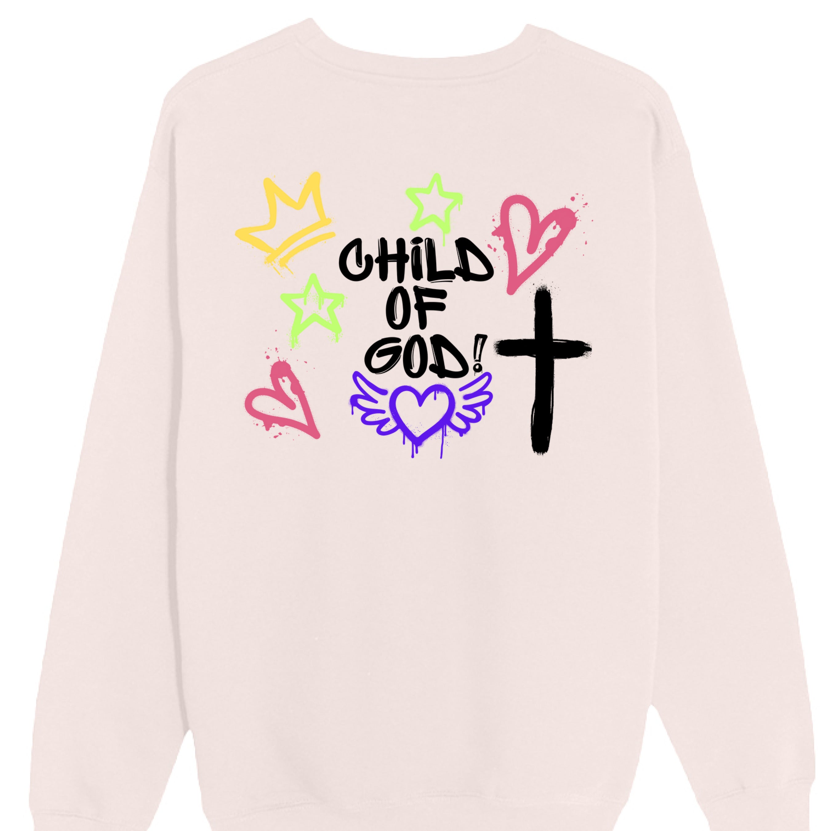 Child of God in Premium Crewneck Sweatshirt