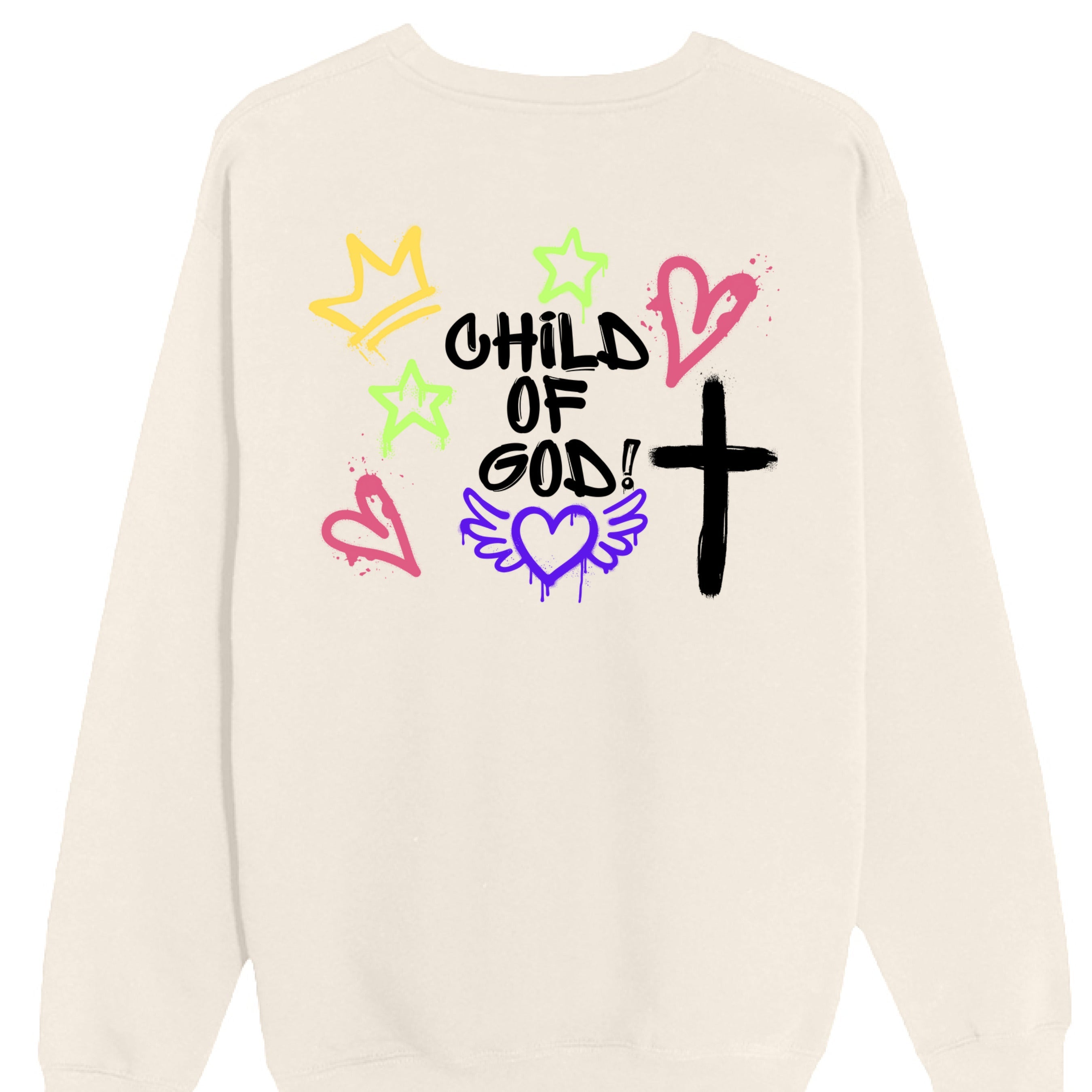 Child of God in Premium Crewneck Sweatshirt