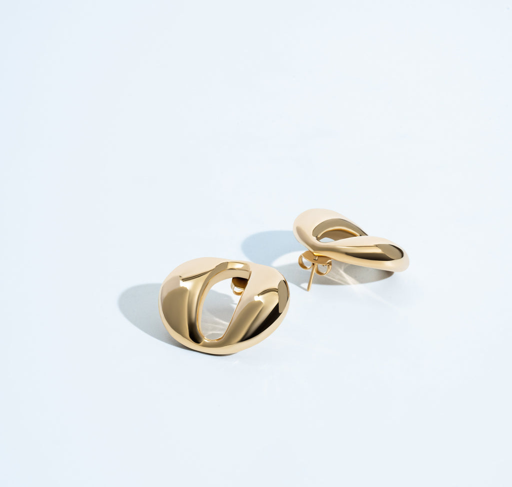 Olivia Sculptural Dome Earrings