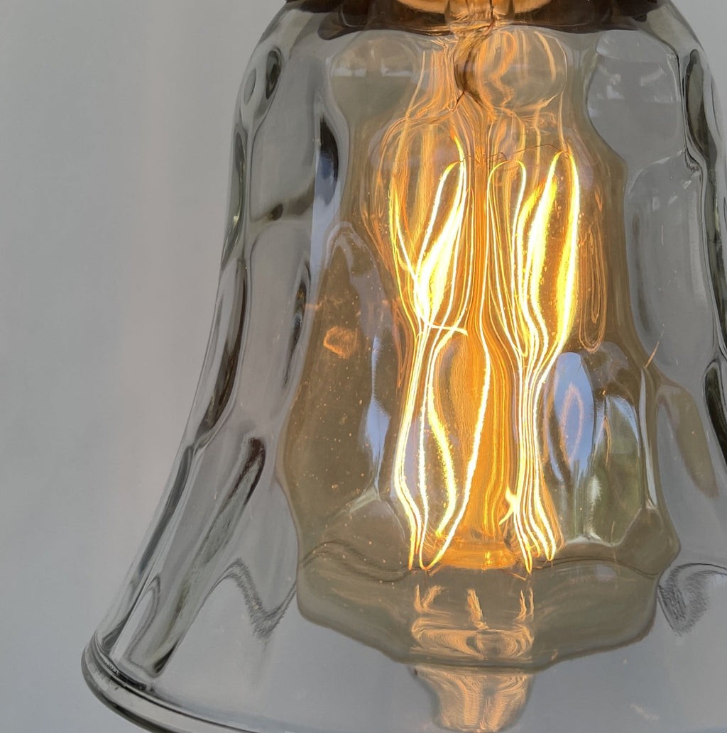Pebble Glass Pendant Light Fixture