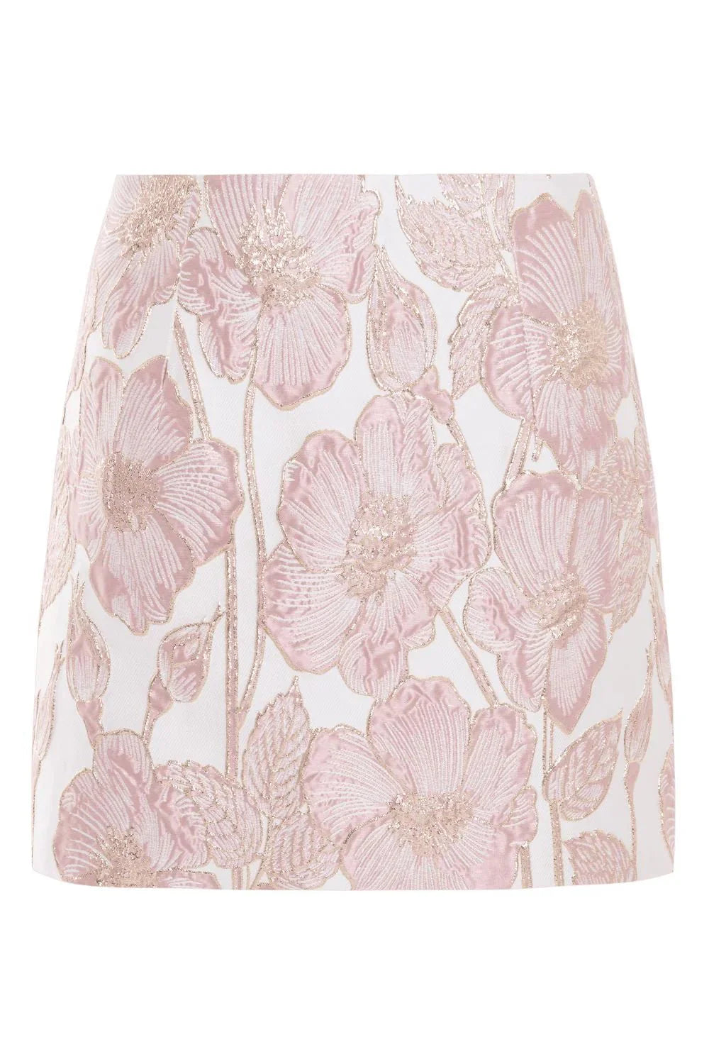 Petal Jacquard Skirt – Pink
