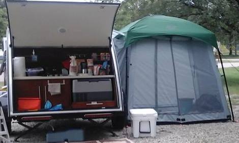 5x7 Trailer Side Tent Screen Room for Camping and Outdoor Adventures