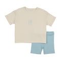 Oversized Tee Set- Blue