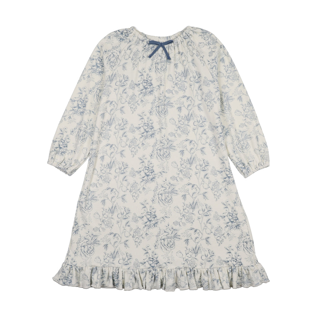 Toile Nightgown- Blue