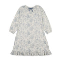 Toile Nightgown- Blue