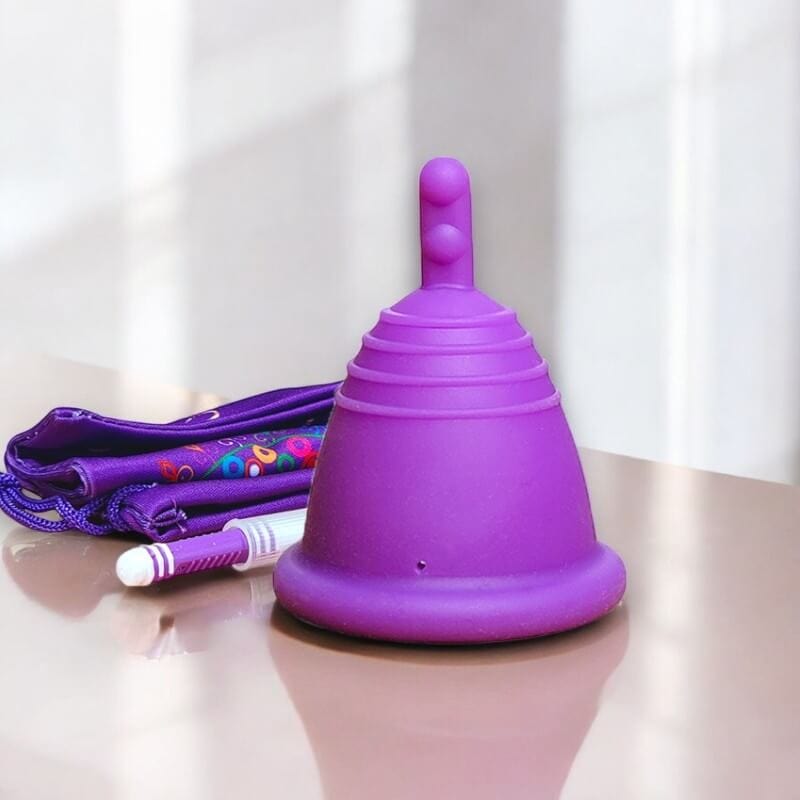 Low Cervix MeLuna Menstrual Cup -Me Luna- Stem,  Shorty, Classic