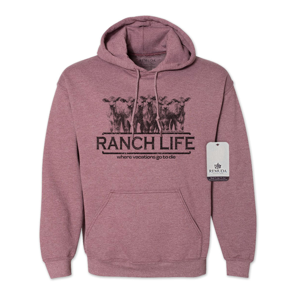 Ranch Life: Where Vacations Go To Die - Adult Unisex Western Hoodie