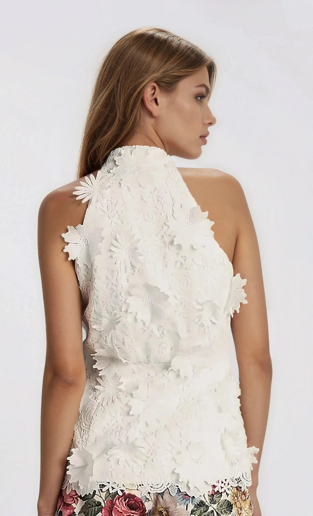 Remy Sleeveless Top – Orchid White