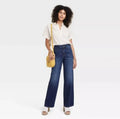 Universal Thread High Rise Wide Leg Jeans Dark Wash