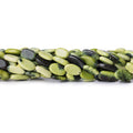 Serpentine Plain Oval Beads, 8 inch
