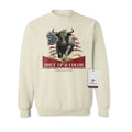 Shut Up & Color - Patriotic Adult Unisex Western Sweatshirt