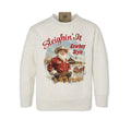 Sleighin It Cowboy Style - Toddler Western Santa Sweatshirt