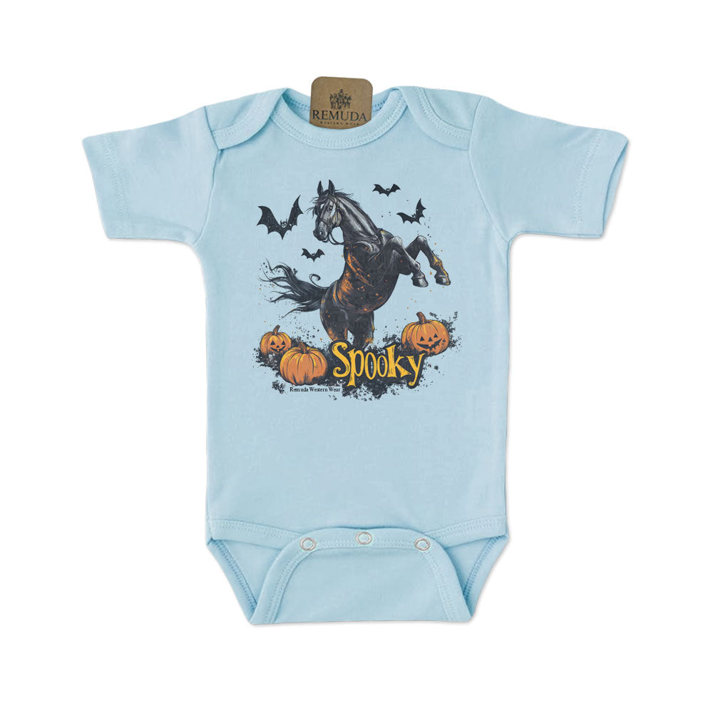 SPOOKY Horse Infant Western One Piece Halloween Romper