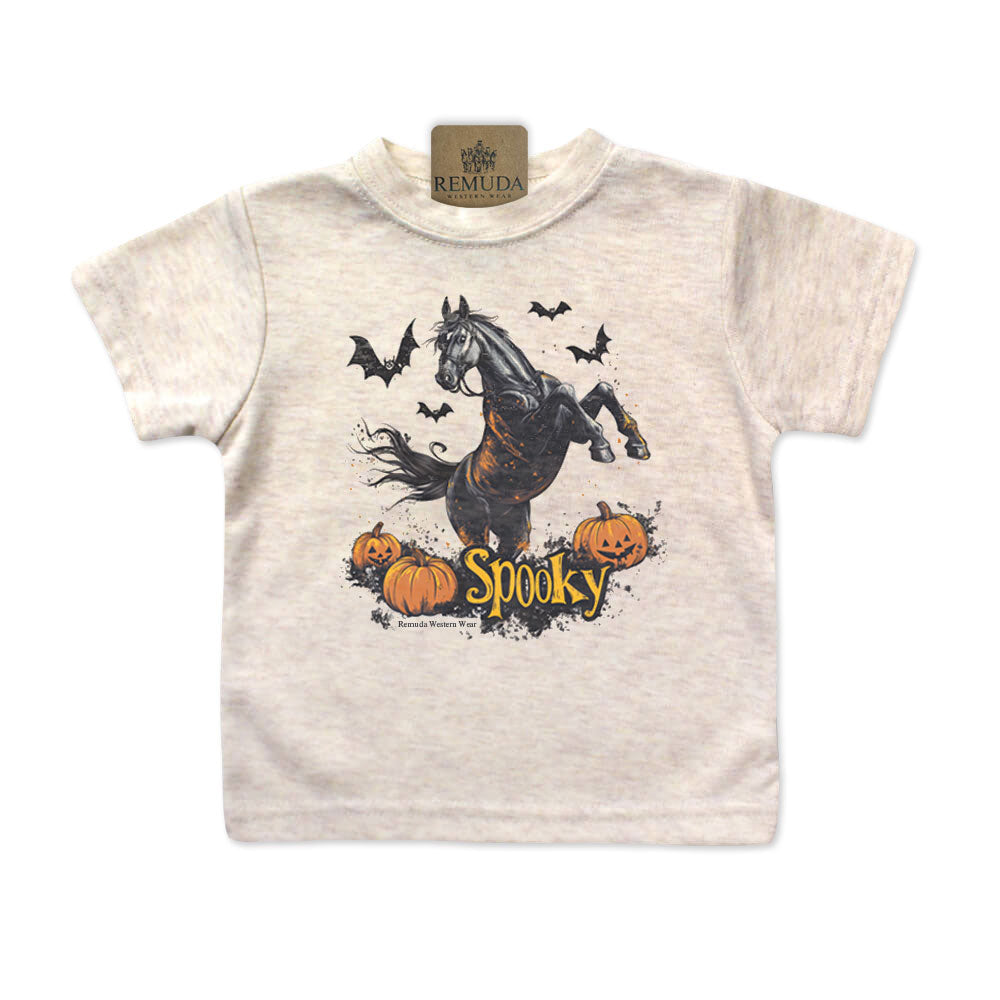 SPOOKY -  Infant Western Horse Halloween Tee