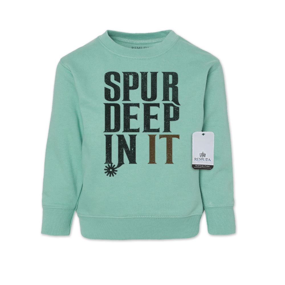 Spur Deep In It - Western Toddler Sweatshirt