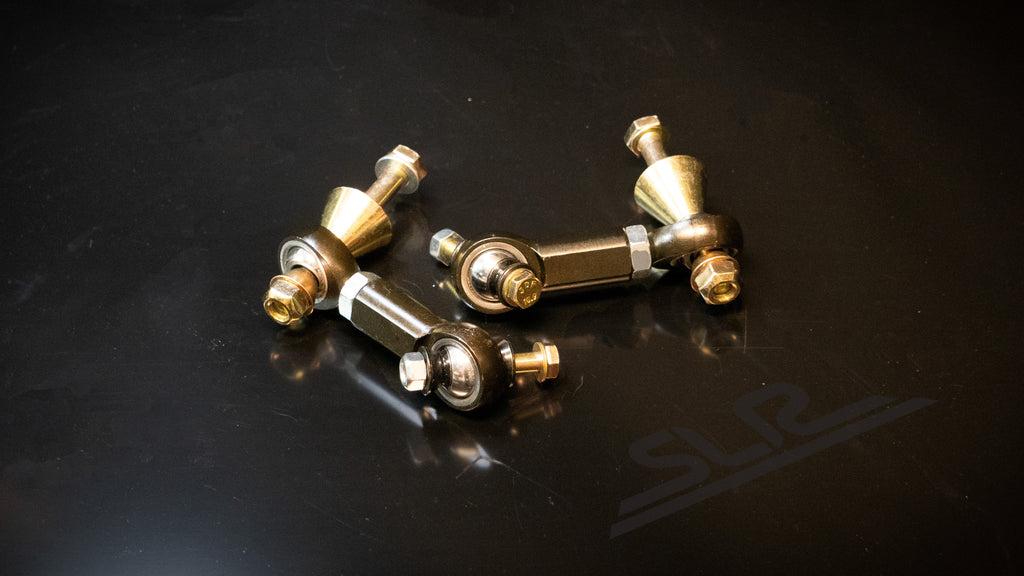 E30 M3 BMW Solid Adjustable Sway Bar End Links (Control Arm Mount)
