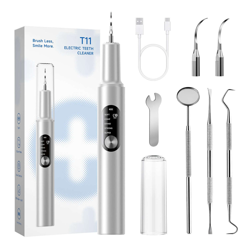 T11 Ultrasonic Teeth Cleaner for Plaque & Tartar Removal