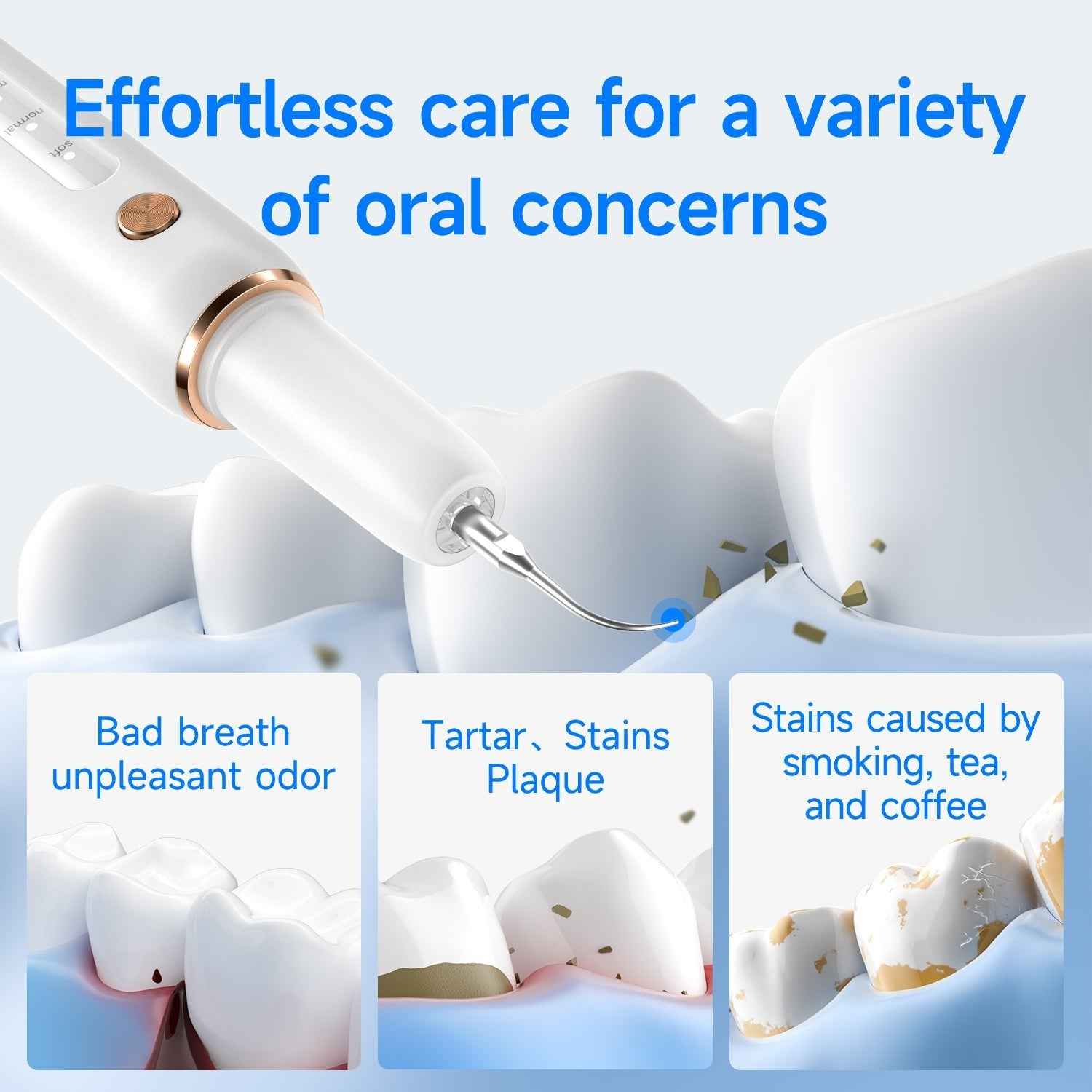 T4 Ultrasonic Tooth Cleaner | Safe & Effective Dental Care