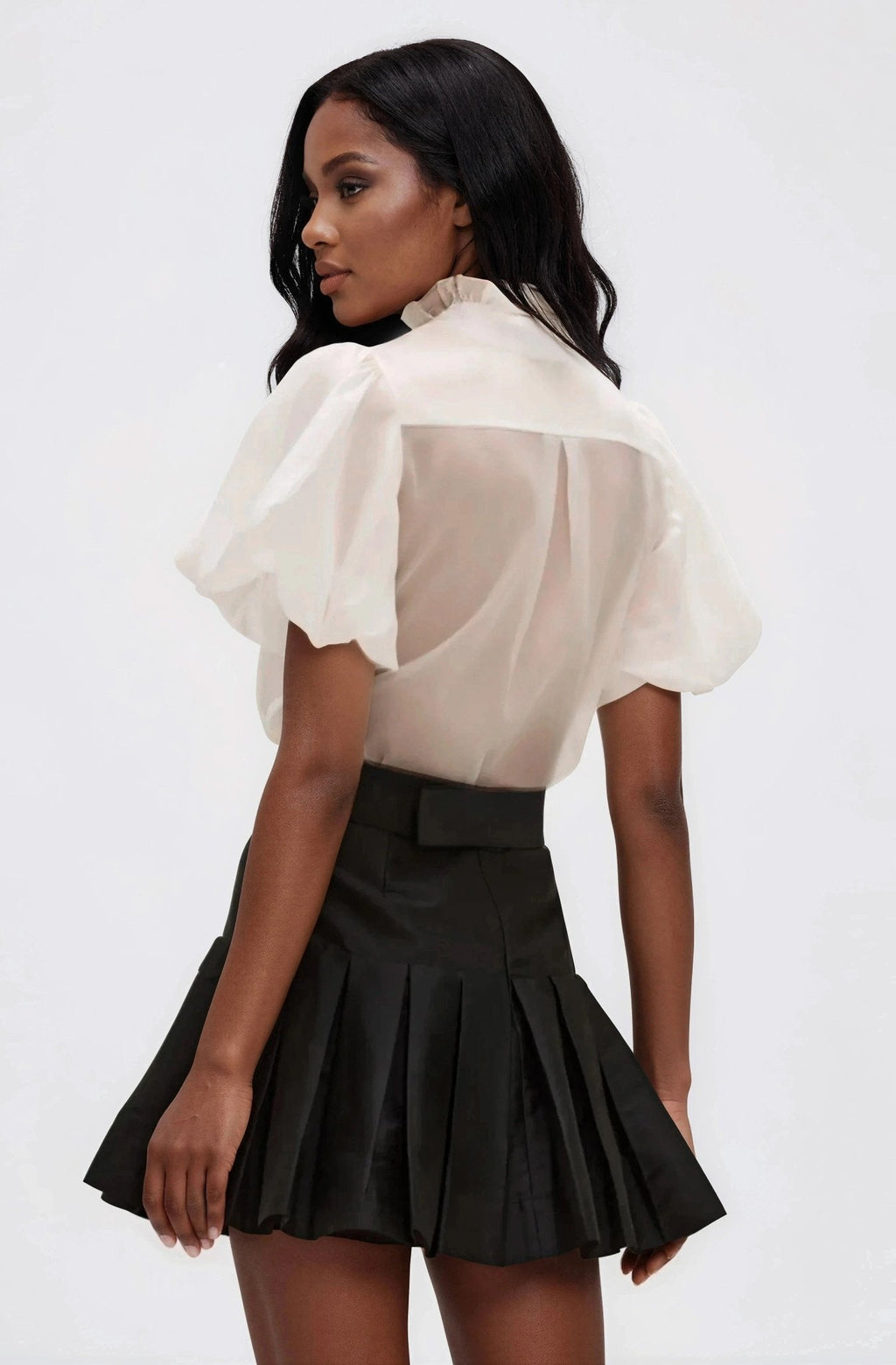 Taffeta Bloom Shirt – Off White