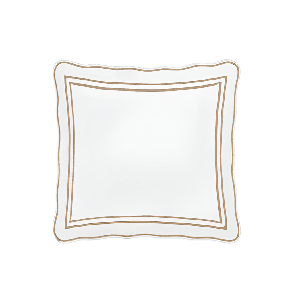 400TC Wavy Embroidery & Border Cotton Sateen Solid Duvet Cover Set