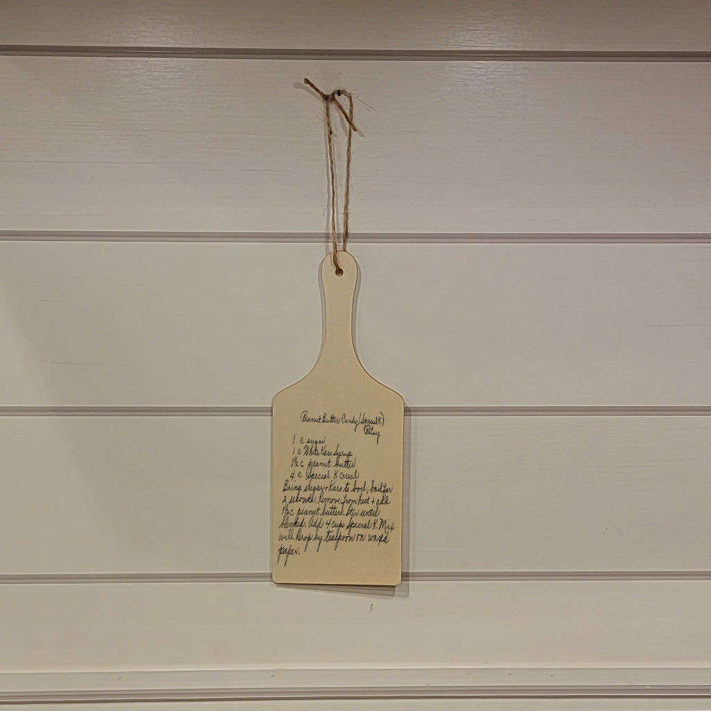 Personalized Handwritten Recipe Decorative Cutting Board