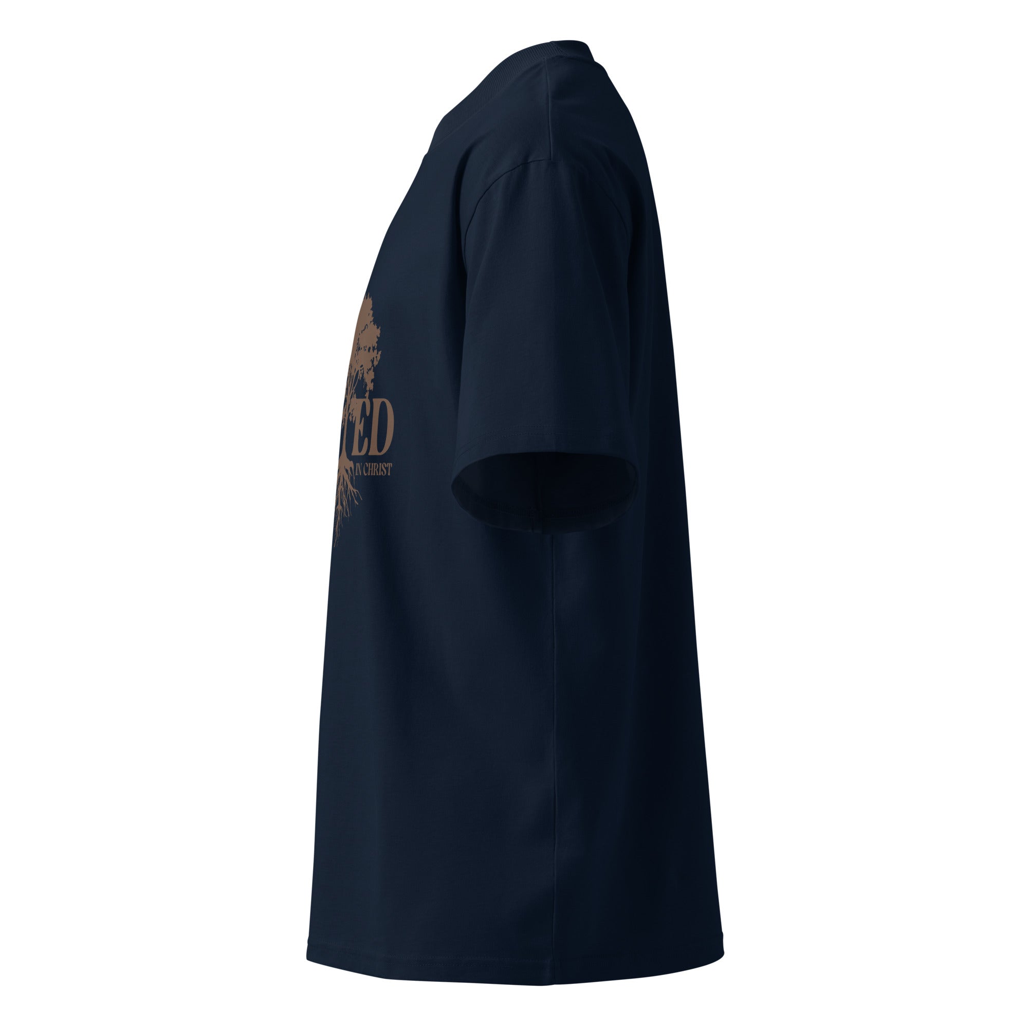 Unisex Organic Oversized High Neck T-Shirt