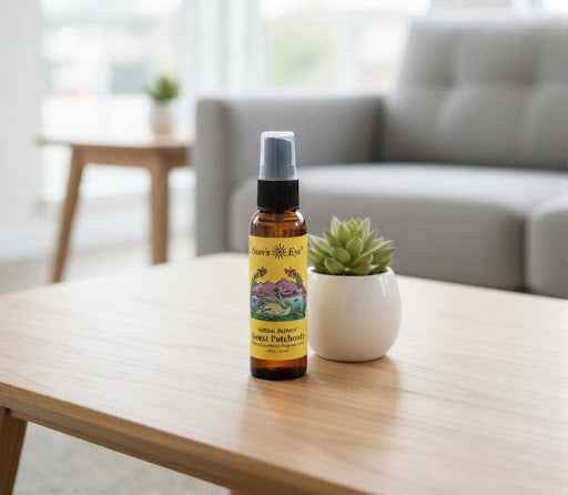 Sun's Eye Sweet Patchouly Mist - Aromatic Floral Fragrance for Body and Home