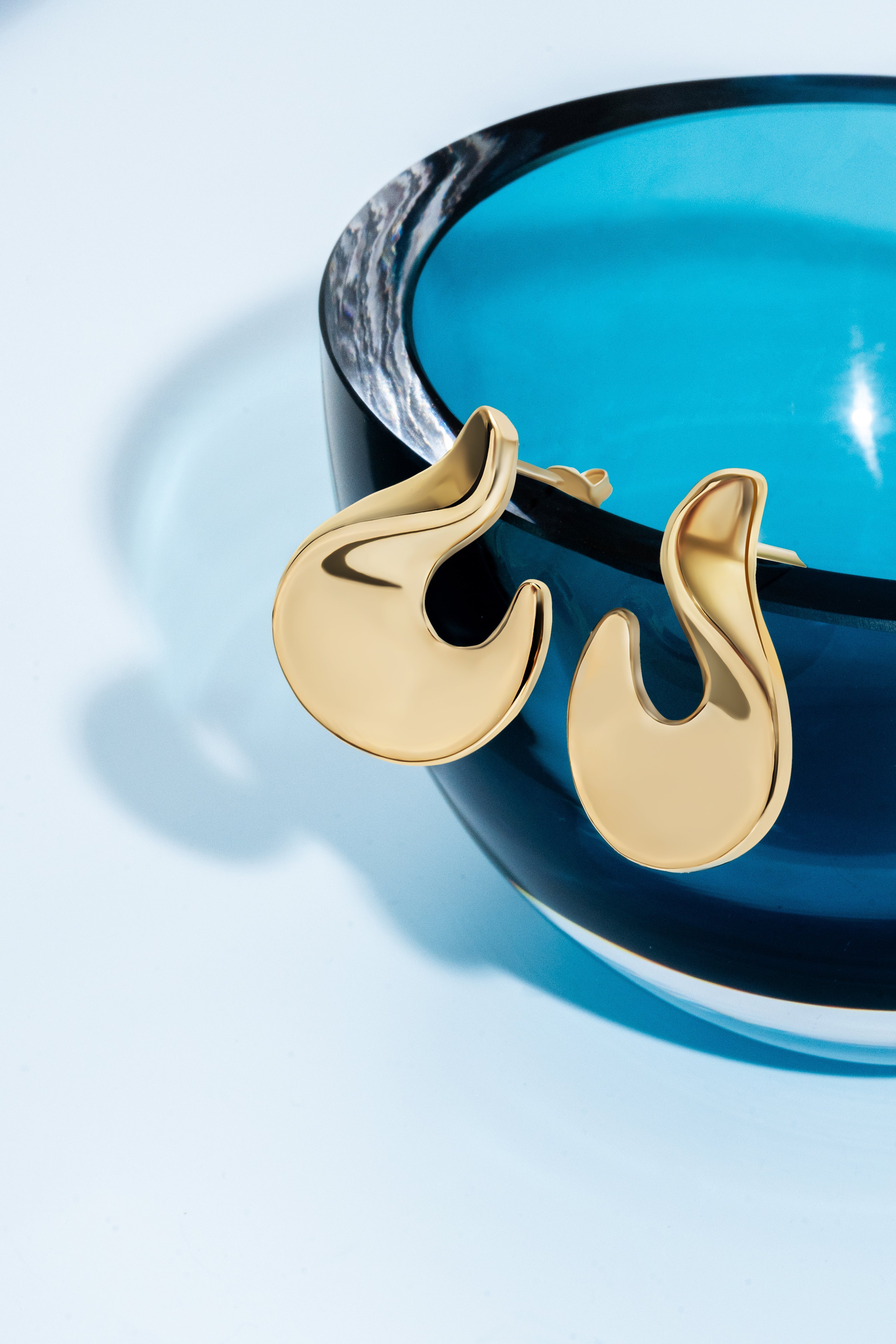 Valentina Abstract Hook Drop Earrings
