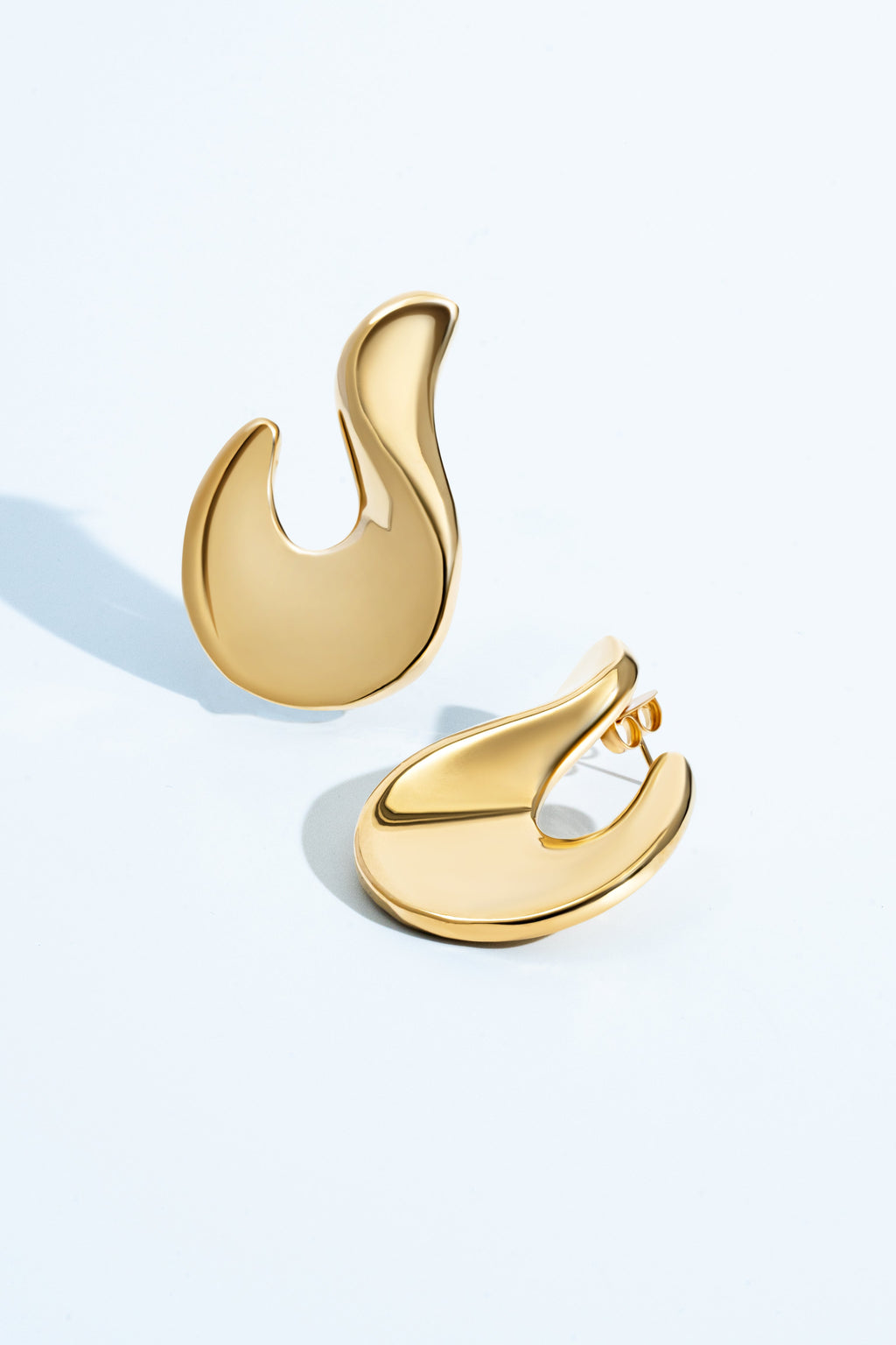 Valentina Abstract Hook Drop Earrings