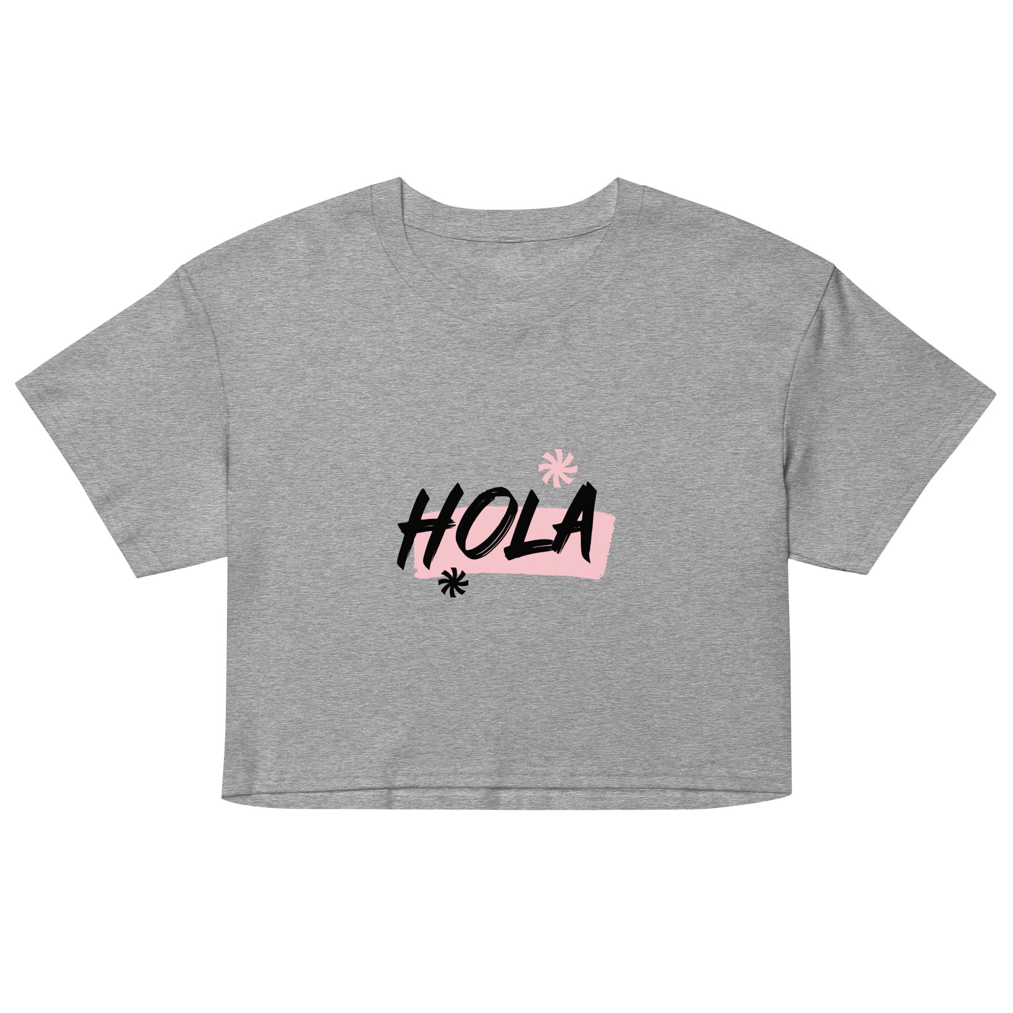 Hi/Hola Women’s crop top