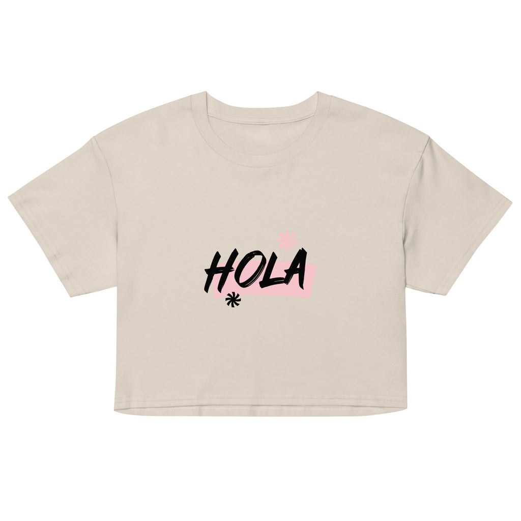 Hi/Hola Women’s crop top