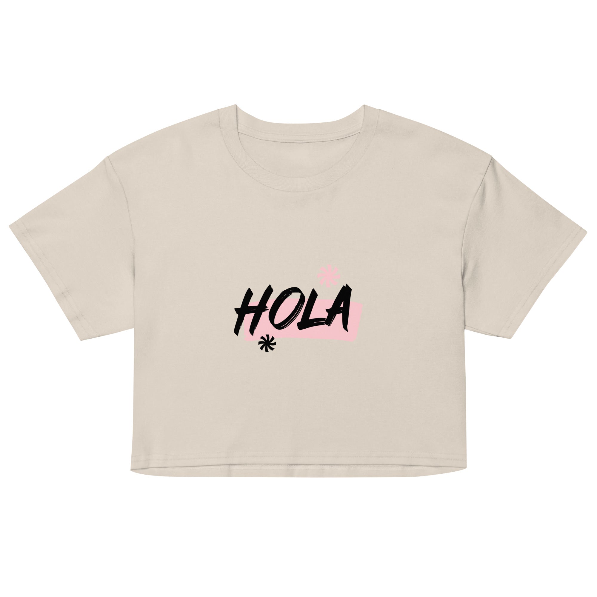 Hi/Hola Women’s crop top
