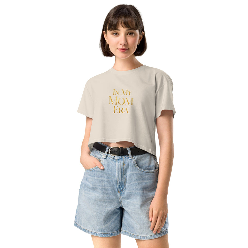 In My Mom Era Women’s crop top