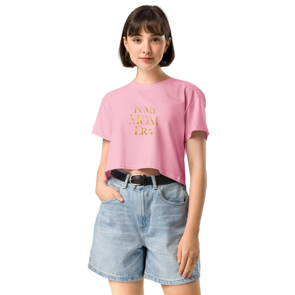 In My Mom Era Women’s crop top
