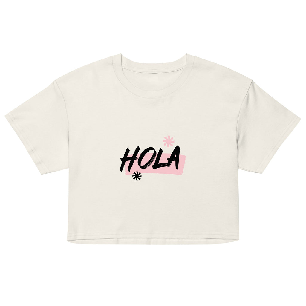 Hi/Hola Women’s crop top