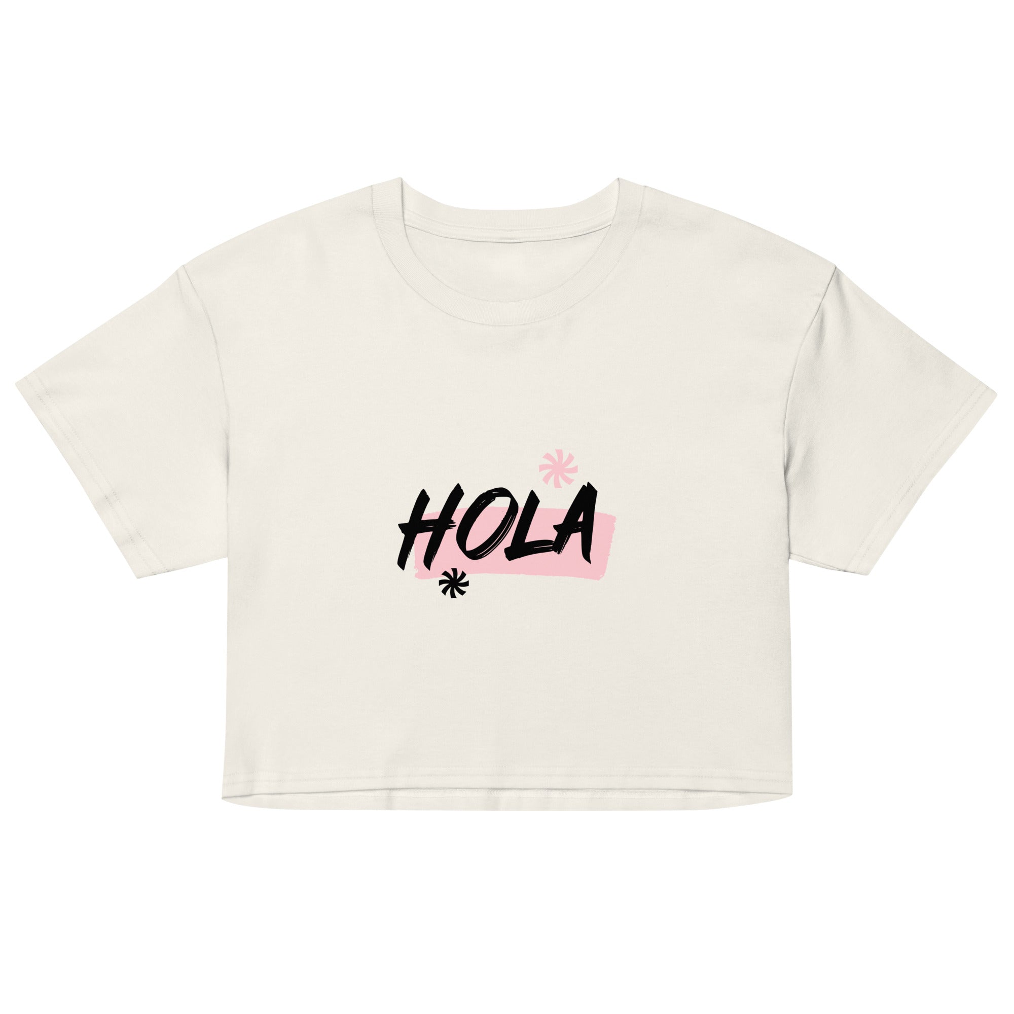 Hi/Hola Women’s crop top