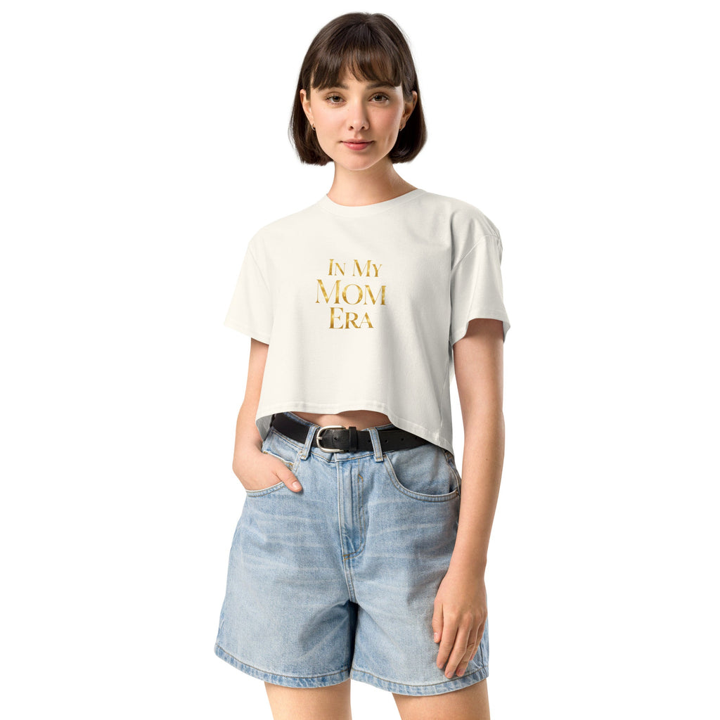 In My Mom Era Women’s crop top