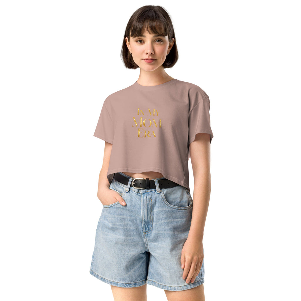 In My Mom Era Women’s crop top