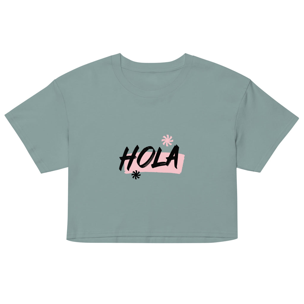 Hi/Hola Women’s crop top