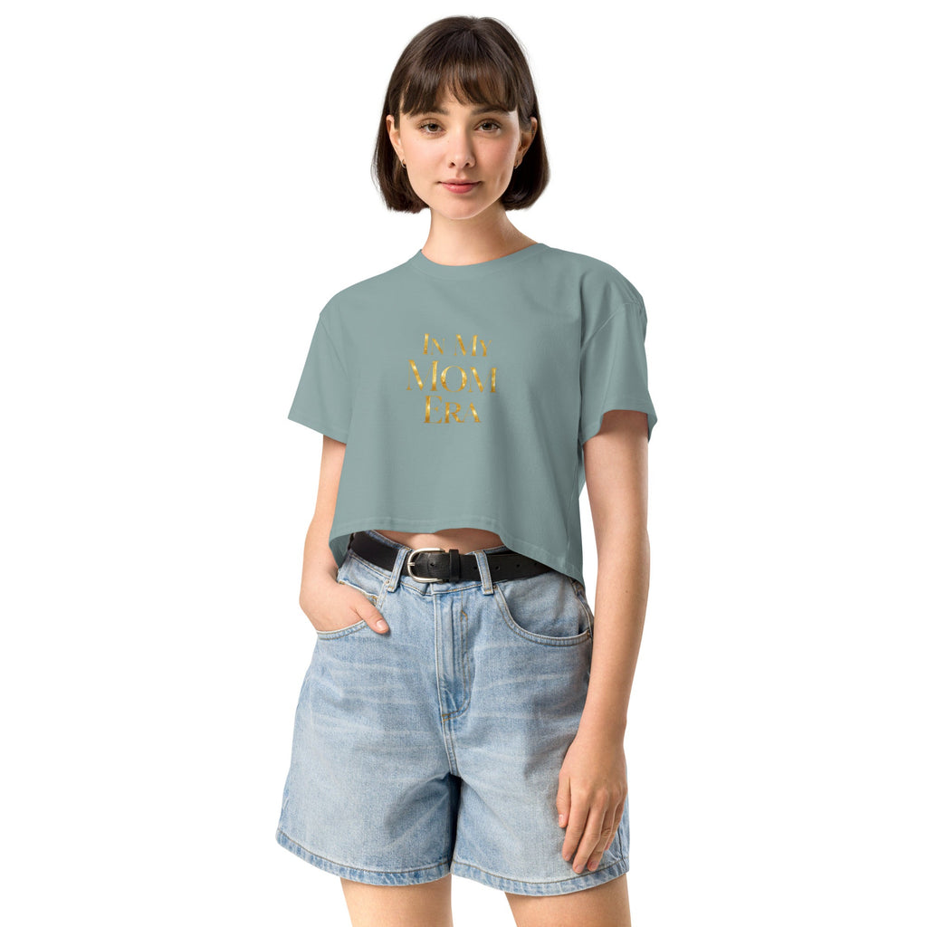 In My Mom Era Women’s crop top