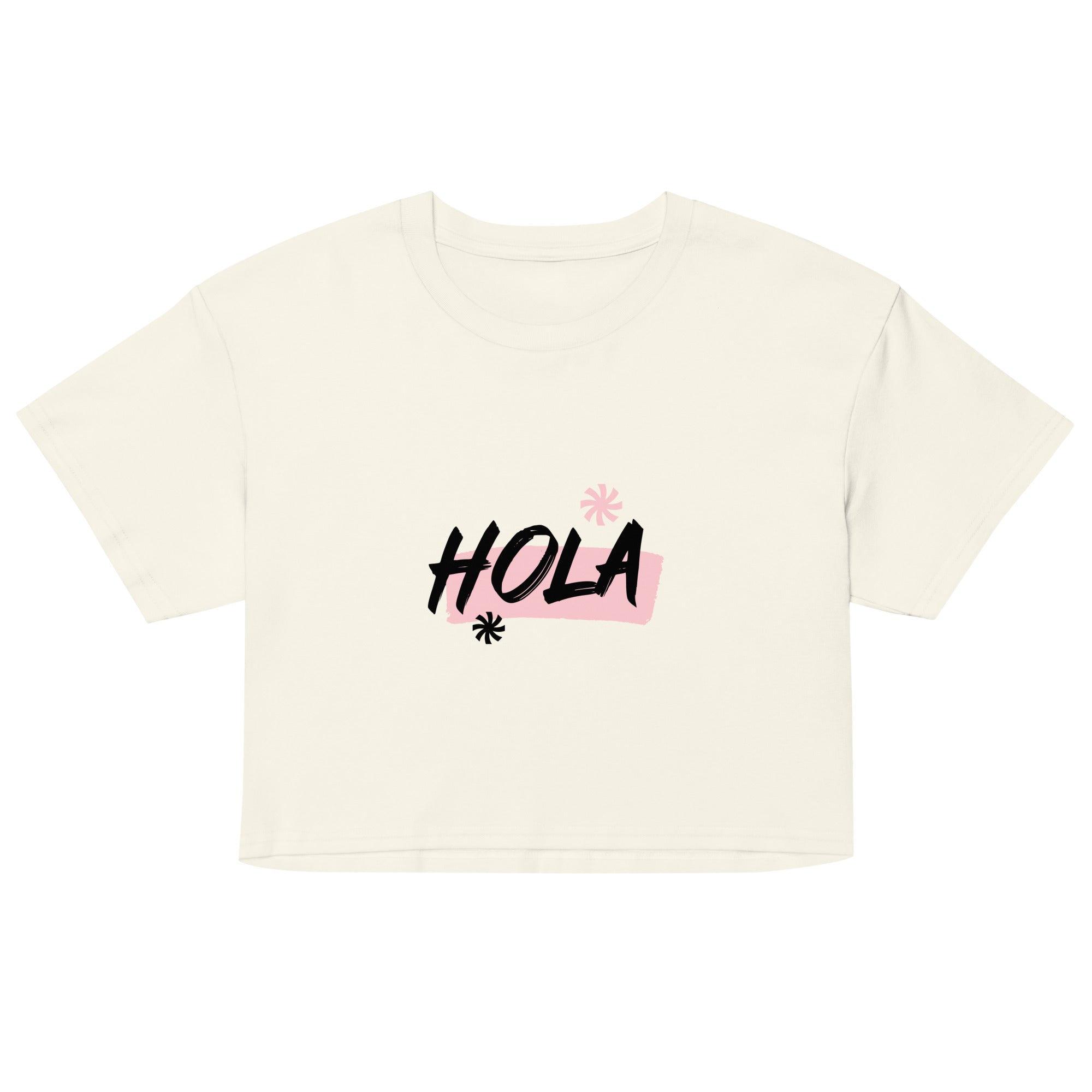 Hi/Hola Women’s crop top