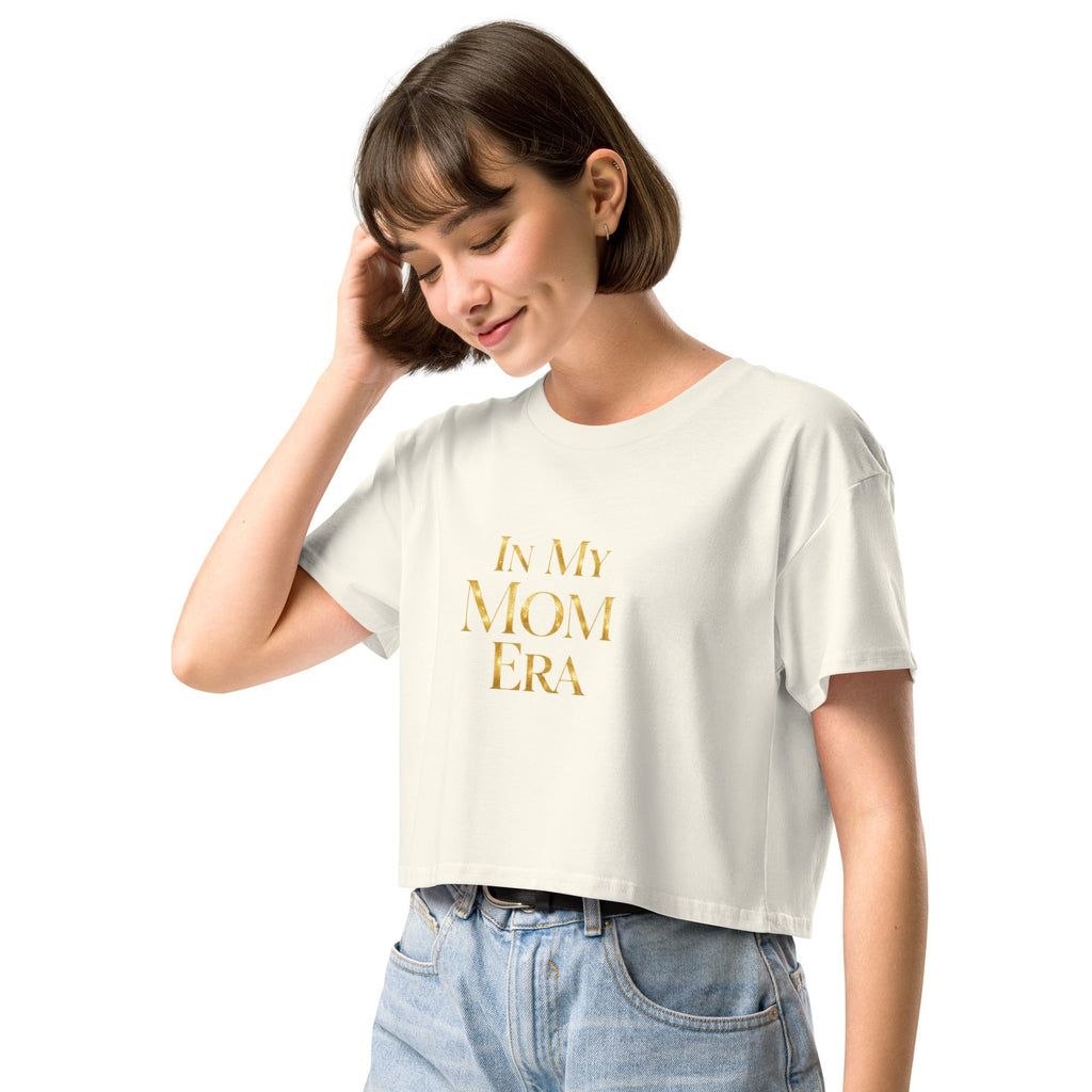In My Mom Era Women’s crop top