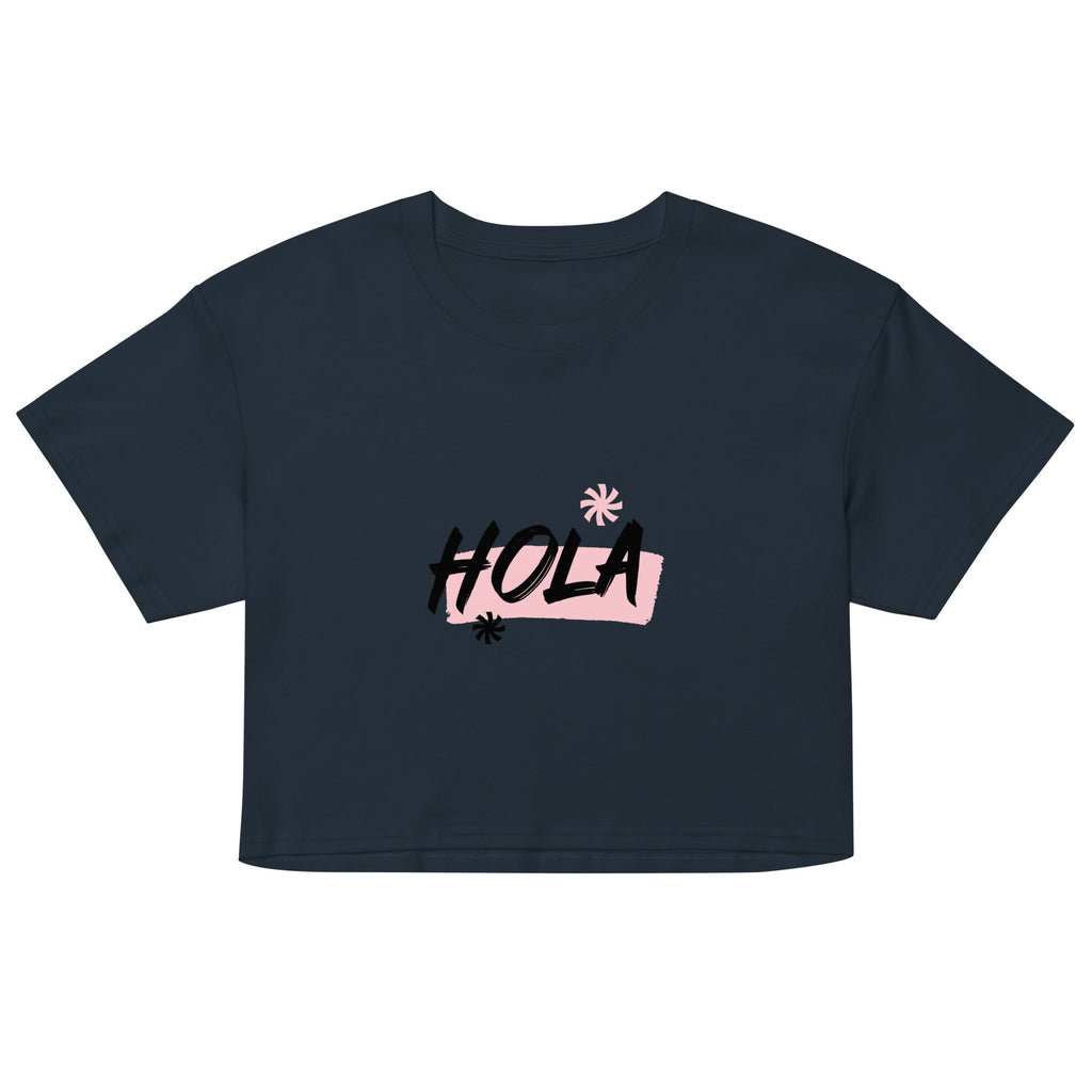 Hi/Hola Women’s crop top