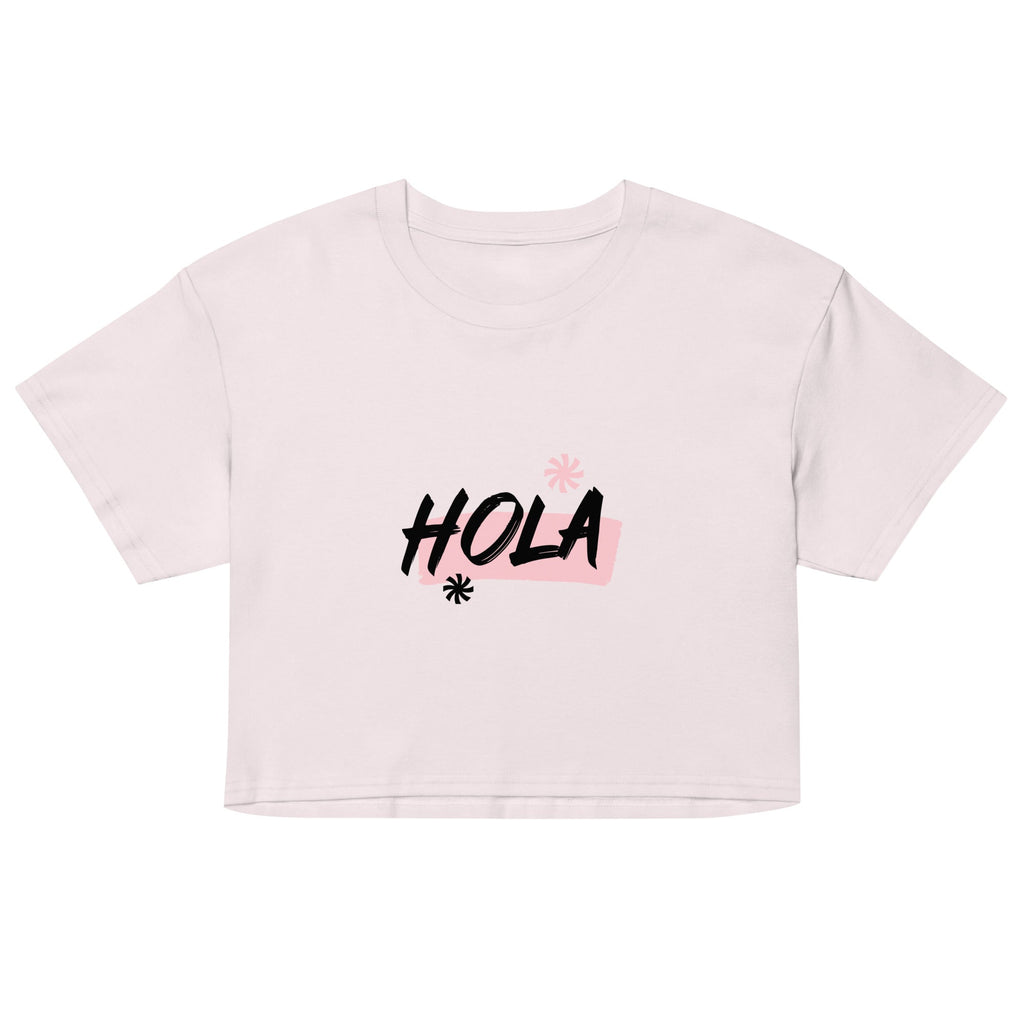 Hi/Hola Women’s crop top