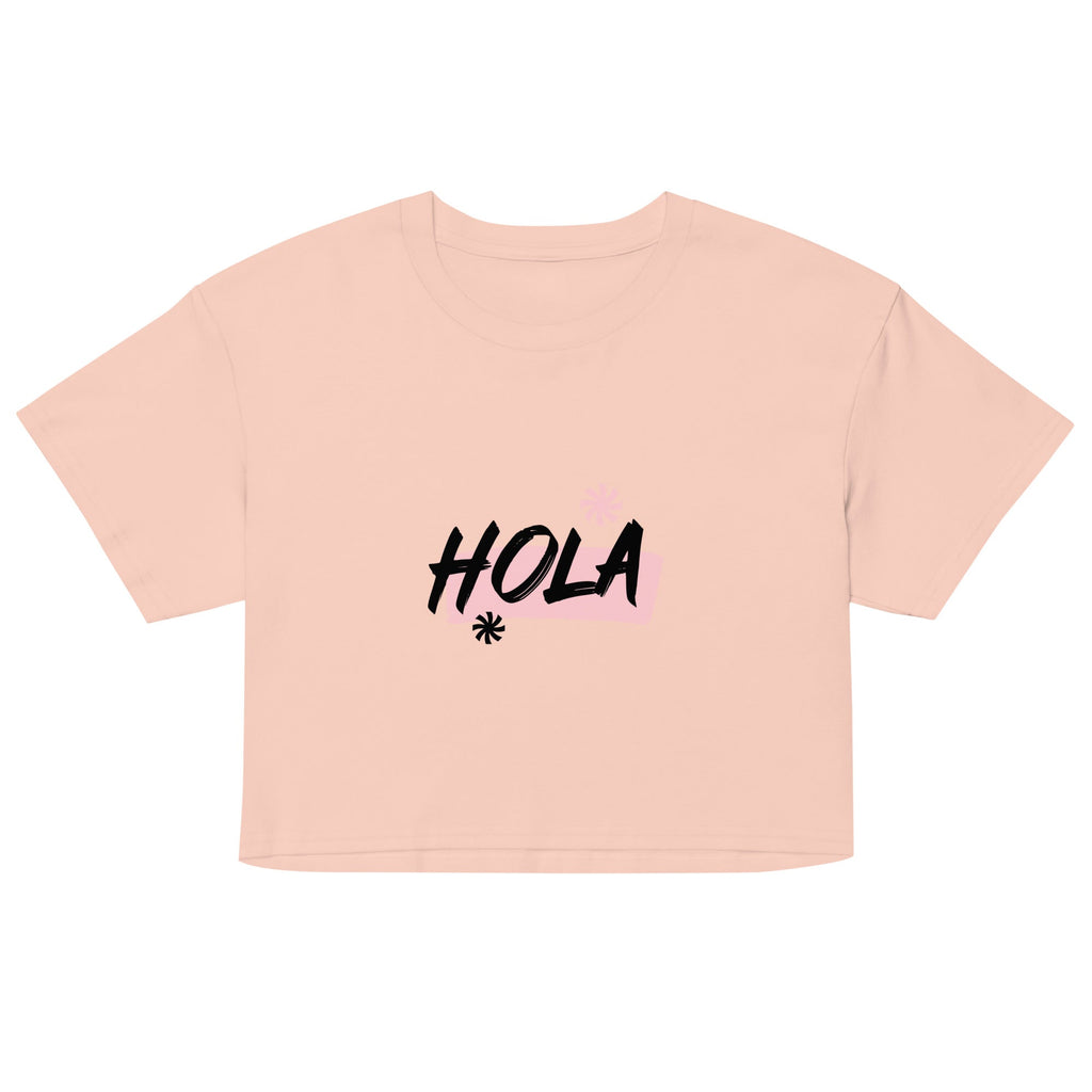 Hi/Hola Women’s crop top